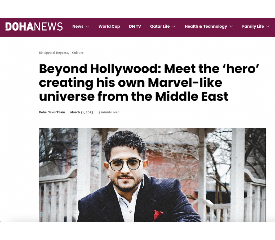 Doha News: Award-winning filmmaker and script writer Uzair Merchant has linked up with local artists in Qatar to produce the latest addition to his very own ‘universe’.