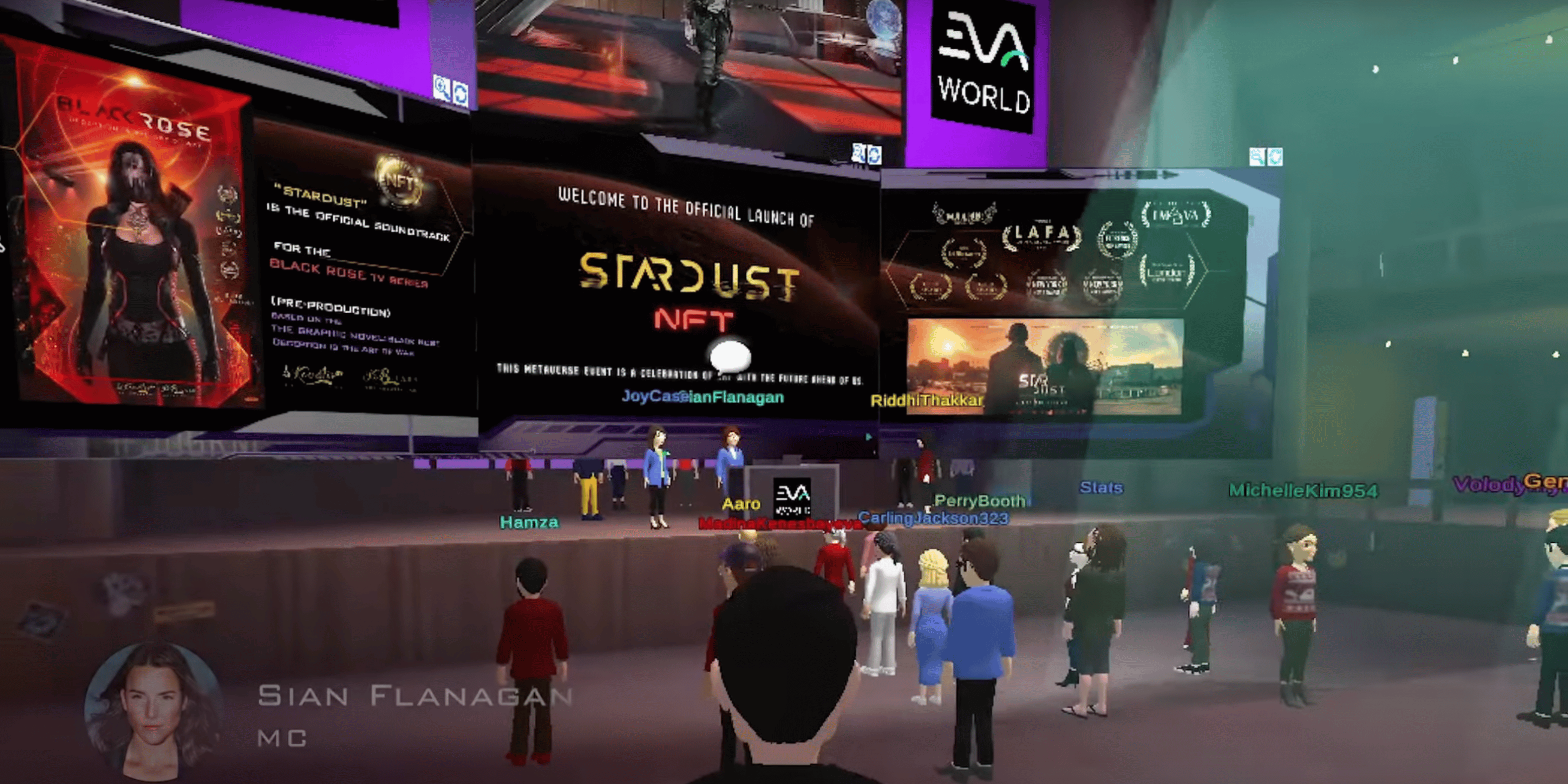 Private Launch in the Metaverse
